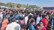 Haveri Bus Shortage Sparks Flash Protest: Commuters Block Station, Demand Action