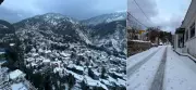 Heavy Snowfall in McLeodganj Forces Suspension of 58 Bus Routes in Kangra District