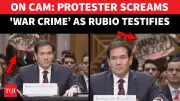 High Drama in US Senate: Rubio's Venezuela Testimony Interrupted by 'War Crime' Protester