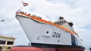 India's Largest Coast Guard Ship 'Samudra Pratap' Commissioned in Goa