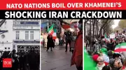 Iran Protests Spill Into Europe: 500+ Killed, NATO Nations Fume | Watch