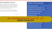 JAC Jharkhand Board 2026: Class 10, 12 Admit Cards Now Available Online