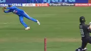 Jadeja's Spectacular Flying Catch Dismisses Young in India vs New Zealand ODI