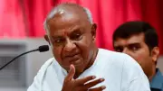 JD(S) Revival Convention Held in Hassan: Devegowda Addresses Media After Temple Visit
