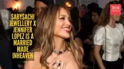 Jennifer Lopez Stuns in Sabyasachi Jewels at Pre-Golden Globes Bash