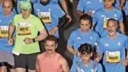 J&K CM Omar Abdullah, Japanese Diplomat Run Mumbai Half Marathon in Style