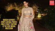 Khushi Kapoor Stuns in Tarun Tahiliani at Wedding: A Masterclass in Bridesmaid Fashion