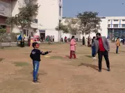 Kite Flying Competition Organized for School Students in Chandigarh