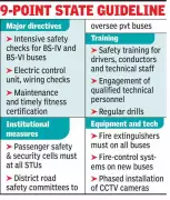 Kolkata Issues 9-Point Fire Safety Guidelines for Buses After String of Accidents