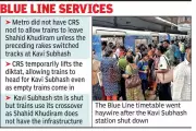 Kolkata Metro's Blue Line Gets CRS Nod for Timings Fix, Aims for 98% Accuracy