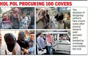 Kolkata Police Orders 100 Black Face Covers for Suspects, Ends Towel Era