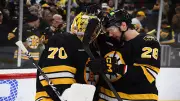 Korpisalo's 27-Save Shutout Powers Bruins to 1-0 Win Over Penguins