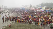 Lakhs of Pilgrims Take Holy Dip at Gangasagar Mela on Makar Sankranti