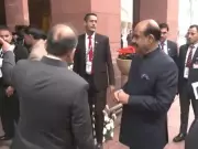 LS Speaker Om Birla Arrives at Parliament for 28th Commonwealth Speakers Conference