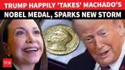 Machado Gives Nobel Medal to Trump as Symbol of Venezuelan Freedom Support