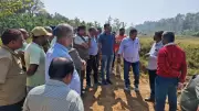 Madikeri Villagers Halt Road Work Over Quality Concerns, Demand Official Intervention