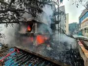 Major Fire at Hyderabad Furniture Shop Disrupts Traffic, Prompts Police Diversions