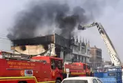 Major Fire Engulfs Patna Plastic Warehouse, 14 Fire Vehicles Deployed