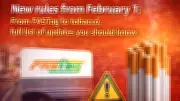 Major Rule Changes Effective February 1, 2026: FASTag, Tobacco, Fuel & Market Updates