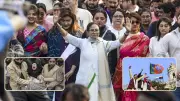 Mamata Banerjee Leads Street Protest Against ED Raids, Political Clash Erupts in Kolkata