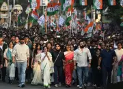 Mamata's 6km March After Filing FIRs Against ED Officials in Kolkata