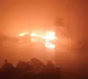 Massive Fire Engulfs Unnao Noodles Factory, Two Fire Tenders Control Blaze After 4 Hours