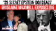 Maxwell Claims 29 Epstein Allies Made Secret Deals With DOJ, Alleges Unfair Trial