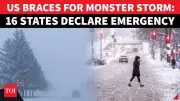 Monster Winter Storm Grips US: Emergency Declared in DC, NYC, 14 States