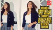 Mrunal Thakur's Lollapalooza India Fashion: Effortless Style Amid Wedding Rumors