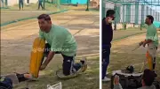 MS Dhoni Begins IPL 2026 Training in Ranchi, Seen at JSCA Nets