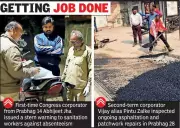 Nagpur Corporators Hit Streets Immediately After Election Results, Address Civic Issues