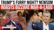 Newsom Mocks Trump's 'Furry Party' at Mar-a-Lago After Animal Mask Photos Go Viral