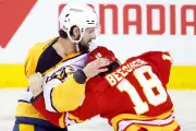 NHL Suspends Calgary Flames' John Beecher for Punch on Predators' McCarron