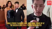 Nick Jonas Chooses Fossil Over Swiss Luxury at Golden Globes with Priyanka Chopra