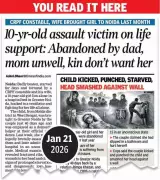 Noida: 10-Year-Old Girl's Critical Condition Sparks Outpouring of Support After Abuse by CRPF Couple