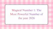 Numerology 2026: Why Number 1 Holds Magical Power for New Beginnings