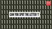Optical Illusion Challenge: Find The Hidden 'I' In A Grid Of 1s
