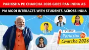 PM Modi Engages with Students Nationwide in 9th Edition of Pariksha Pe Charcha 2026