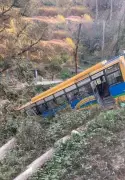 Private Bus Plunges 40 Metres in Chamba, Dozen Passengers Escape Major Harm