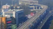 Pune's Double-Decker Flyover at SPPU Chowk 90% Complete; Metro Line-3 Trials Begin