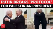 Putin Breaks Protocol With Arab-Style Welcome For Palestinian President Abbas At Kremlin