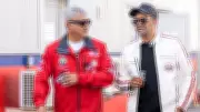 R Madhavan Meets Ajith Kumar at Dubai Autodrome Ahead of Major Race
