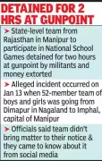 Rajasthan School Games Team Faces Alleged Extortion in Manipur, Probe Ordered