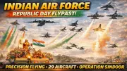 Republic Day 2026: IAF's Rafale, Sukhoi, MiG-29 Jets Illuminate Kartavya Path in Grand Fly-Past