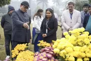 RPCAU Showcases 150+ Chrysanthemum Varieties, Unveils Flower Jewellery Potential