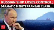 Sanctioned Russian Oil Tanker Adrift in Mediterranean, Exposing Kremlin's Shadow Fleet