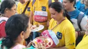 Sanskrit Chants Echo at Mumbai Marathon as Cultural Group Promotes Language