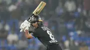 Santner & Rachindra Power New Zealand to 208/6 vs India in T20 Series