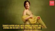 Shanaya Kapoor's Rs 7.19 Lakh Olive Green Pichhwai Lehenga is a Heritage Masterclass
