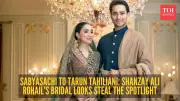 Shanzay Ali Rohail's Wedding Style Steals Spotlight with Indian Designer Elegance
